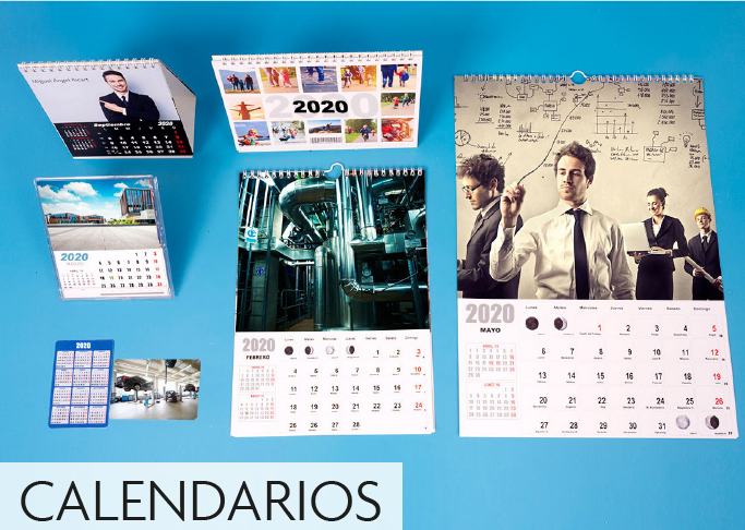 Productos Impresión digital - Calendarios