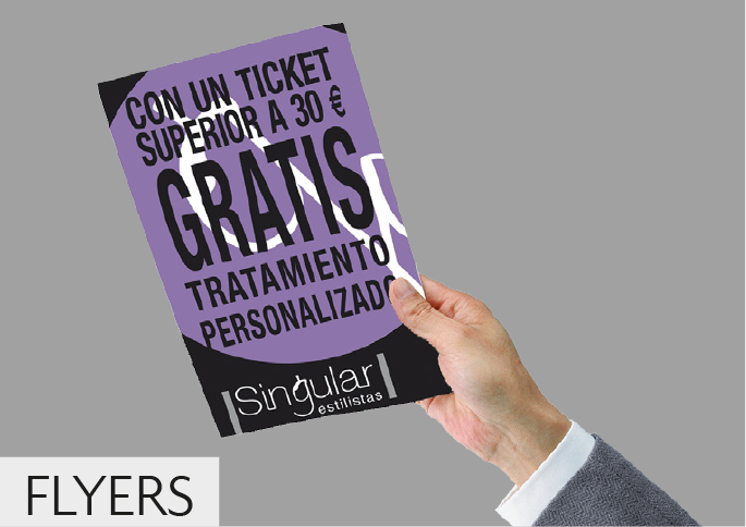 Productos Impresión digital - Flyers