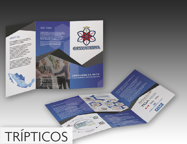 Productos Impresión offset - Trípticos