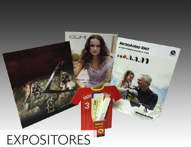 Productos Impresión offset - Expositores